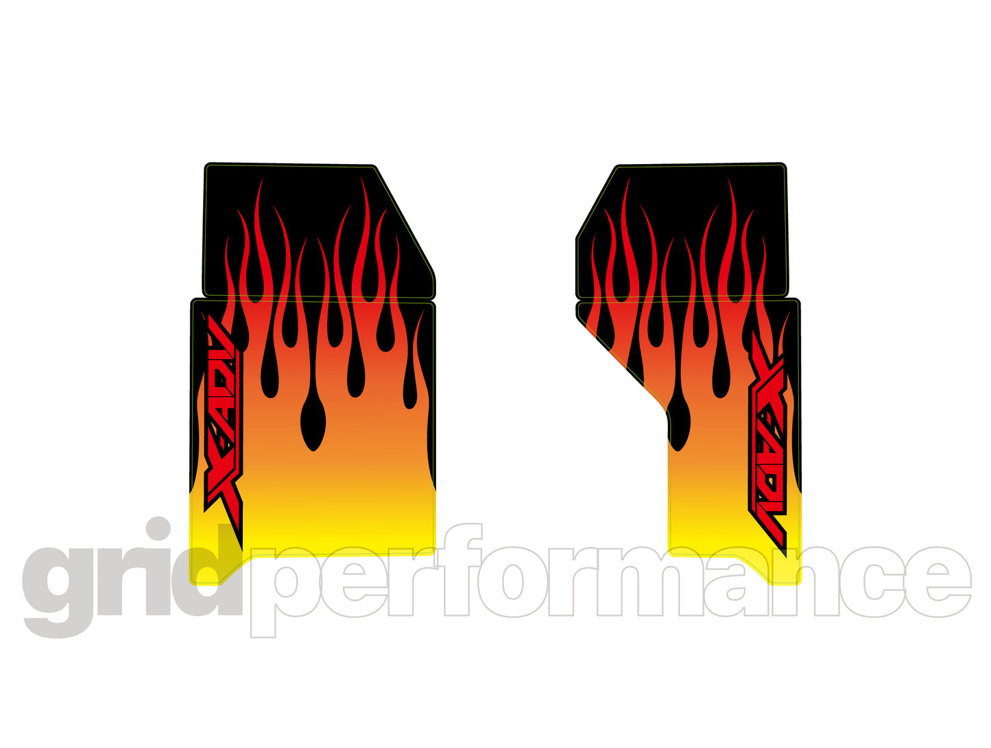HONDA X-ADV Panniers Reflective Decal Sticker (3-2)