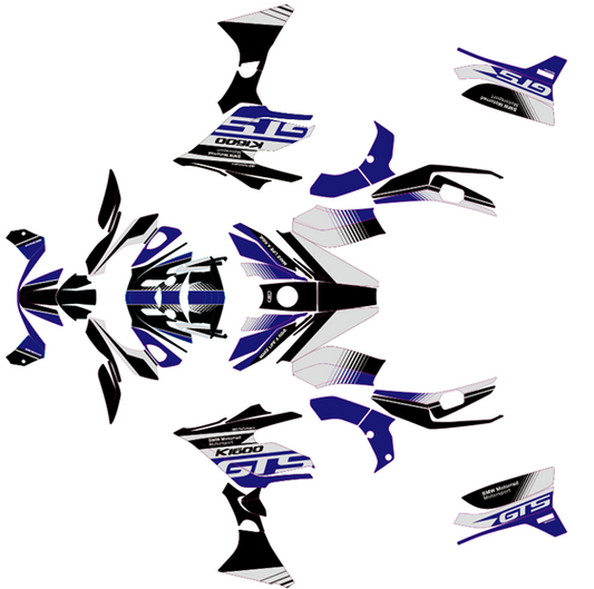 BMW K1600GTL, K1600GT Graphic Full Decal Kit (Uli Beck)